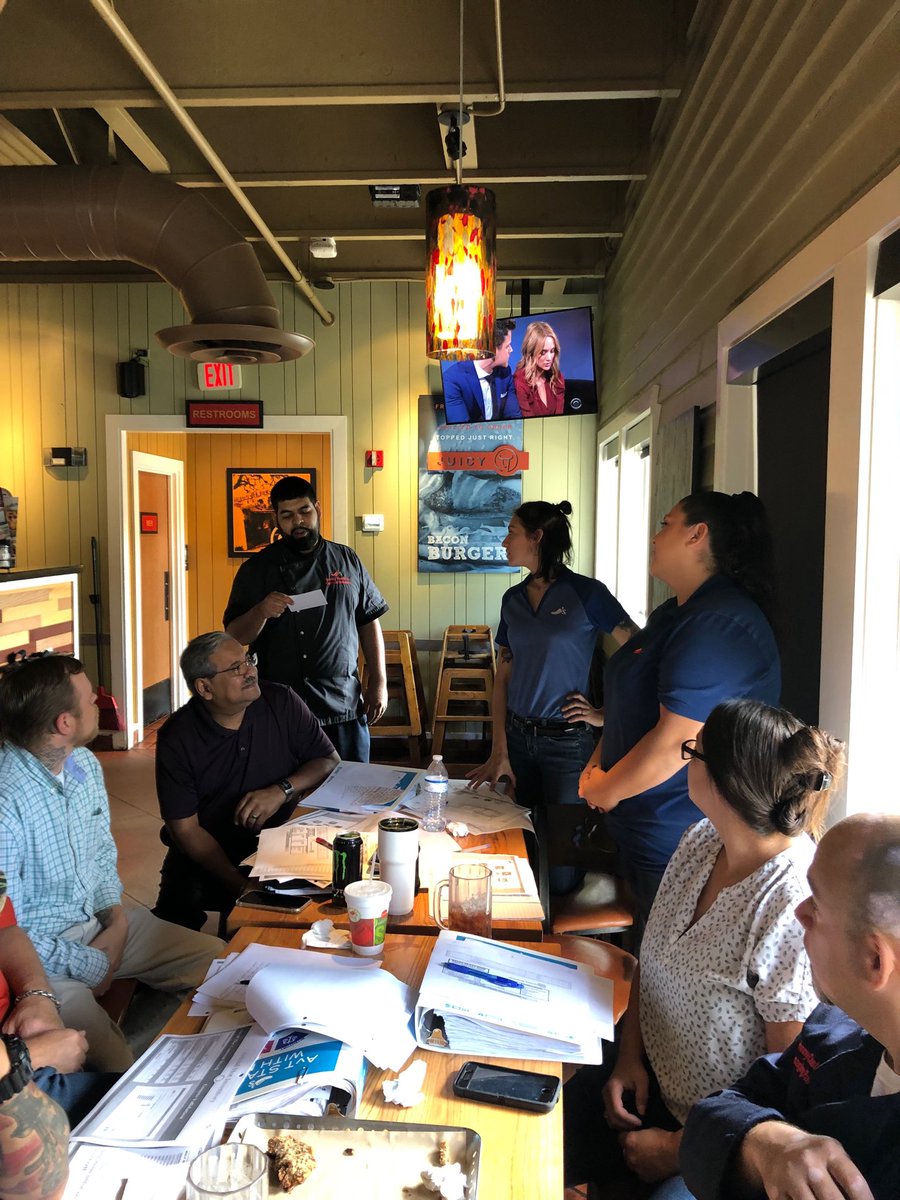 #todayschilis. AVT Starts with me in San Antonio. Winning together to understand and validate the systems around AVT for our guests, team members, and Chili’s.