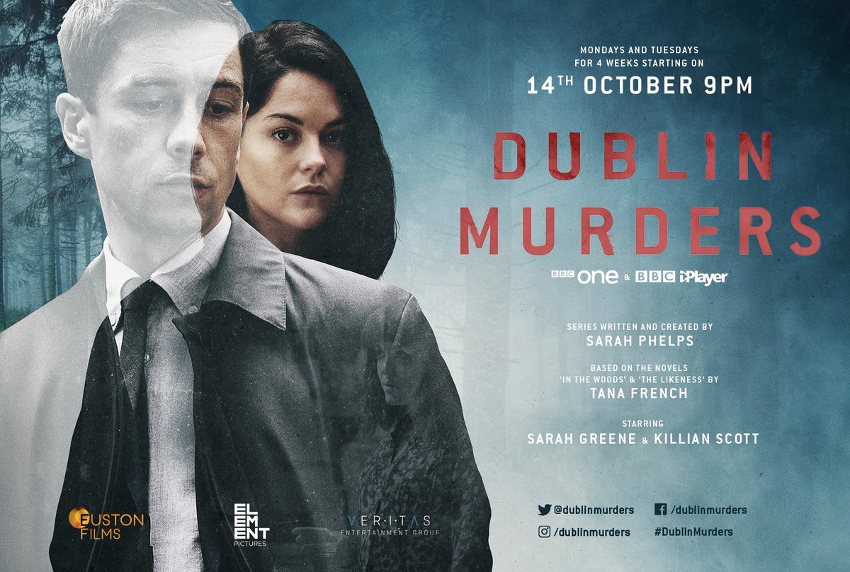 Tune into <a href="/BBCOne/">BBC One</a> Monday 14th October, 9pm for the first instalment of new drama #DublinMurders ! Cut &amp; Post Produced here at Yellowmoon we can't wait for you all to see it! <a href="/dublinmurders/">Dublin Murders Production</a> <a href="/BBCiPlayer/">BBC iPlayer</a> <a href="/STARZ/">STARZ</a> <a href="/rte/">RTÉ</a>