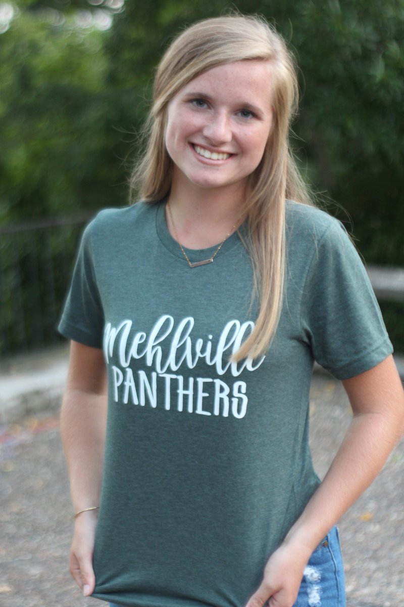 bubbles_emb's tweet photo. Excited to share the latest addition to my #etsy shop: Mehlville Panthers Heather Forest Screenprint T Shirt Bella Canvas Senior Class of 2020 Graduation T Shirt https://t.co/Q4P7Zu9Qic #clothing #women #tshirt #ladies #womens #screenprint #mehlville #panthers #classof https://t.co/FjoNvpxSni