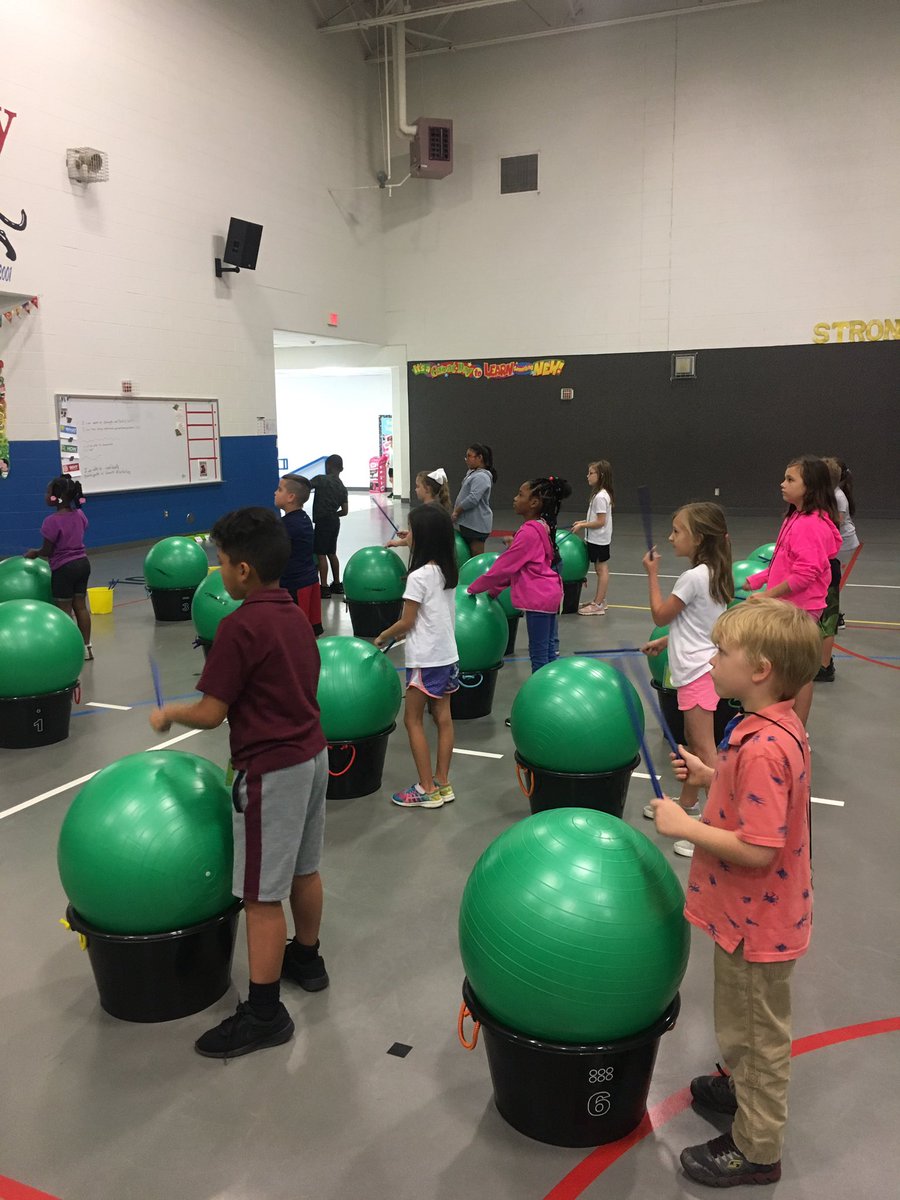 First day of cardio drumming was a hit <a href="/HewittElem/">Hewitt Elementary</a>