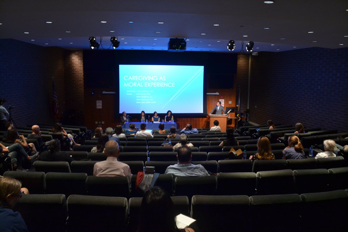 Caregiver, author, and @Harvard doctor Arthur Kleinman joined a panel of experts from @penn_memory, @UPenn_MedEthics, @PennLaw and @PennLDI for 'Caregiving as Moral Experience.' 

@jasonkarlawish @nbcoe1
