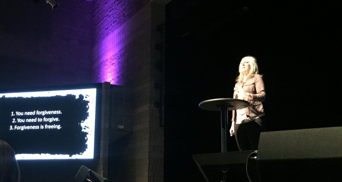 SBUniv's tweet photo. "Forgiveness is freeing. It frees us up to do so much more of what the Lord wants to do in our lives." - Dr. Allison Langford, VP for strategic planning and initiatives #SBUniv https://t.co/Kdu79NJIAX