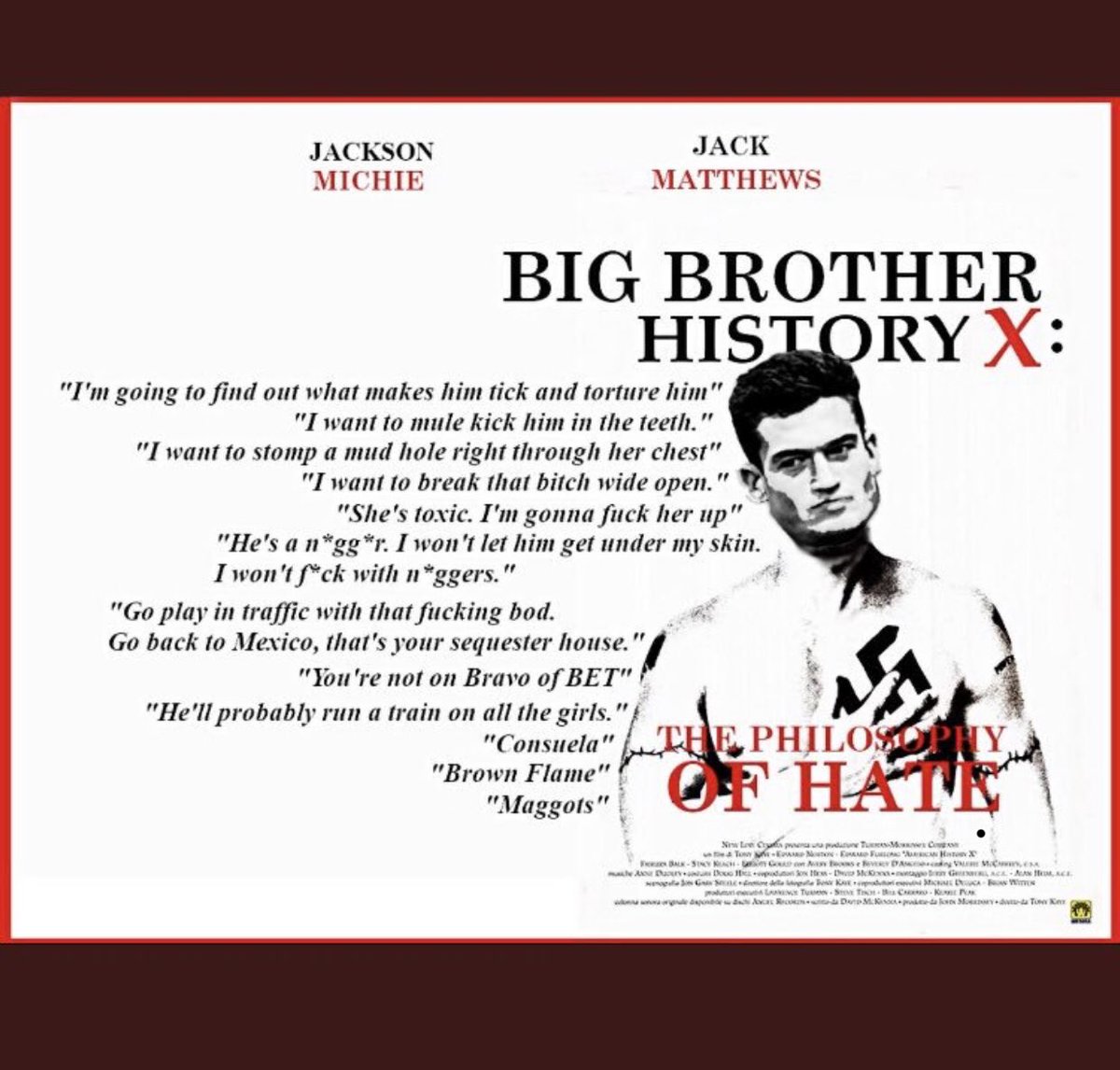 Adriansakid's tweet photo. @a_rod303 In case u missed the live feeds here are the receipts 🧾 #bb21jackson  #bb21 https://t.co/IX8Qrc7gSu