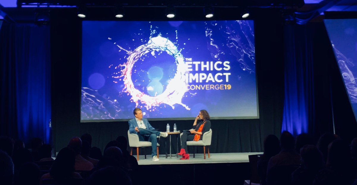 Designing a #purposedriven business: ⁦@ttec_com Founder &amp; CEO Ken Tuchman @Convercent #converge19 #ethics #compliance #leadership