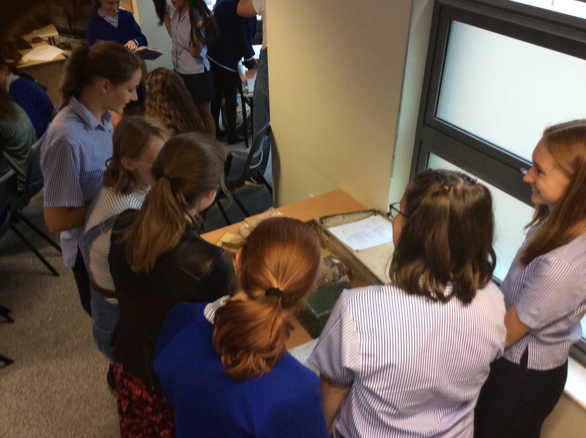 Tormead_Beacon's tweet photo. Beacon Challenges off to a great start as Y9-6th Form handle letters sent from Dot, Tormead teacher, to Billy her sweetheart on the frontline. A brilliant story for the girls to explore. https://t.co/iB1hWN4pb2