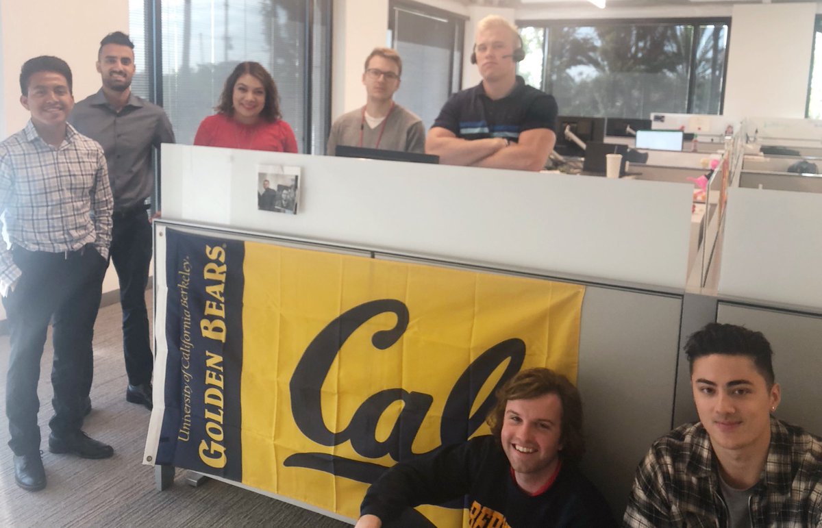 So proud to work with so many Golden Bears on my team here <a href="/Oracle/">Oracle</a> 🐻