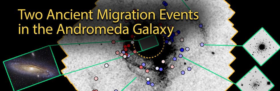 GeminiObs's tweet image. Astronomers uncovered two historic events in which the Andromeda Galaxy underwent major changes to its structure. Read our press release: gemini.edu/node/21245 @NatOIRLab #hawaiiastronomy #discovertogether #NSFscience #OIRLab