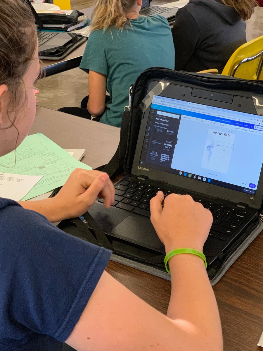 SandyBaileyITC's tweet photo. Mrs. Harrison's 7th grade AgriScience students create Safety Posters using their choice of graphic design apps: Canva, Piktochart, Google Draw  @fcpsk12  #fcpsitc @canva  @piktochart @Google https://t.co/7qW8NAPmRO