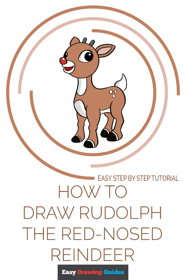 How To Draw A Reindeer - Step By Step Drawing Tutorial