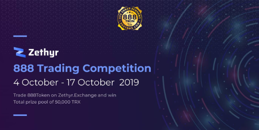 888STARZ_GLOBAL's tweet photo. 🚧 75% of community voted for listing on @ZethyrExchange and a 14 day trading competition🚧  

888TEAM and ZETHYR switched to turbo mode and on October 4th you can take part in the trading competition with a 50K #TRX prize pool.

#crypto @Tronfoundation @justinsuntron #gambling https://t.co/Fu1kECS2E8