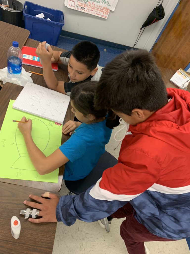 MsEsparzaSciGal's tweet photo. STEM life! Amazing sts collaborating and using the Engineering Design Process to create capsules that don’t sink or float. Money is no object. #nisdlegends @MsgvNISD @NISDOHT @NISDElemScience https://t.co/eSmtDwCJLs