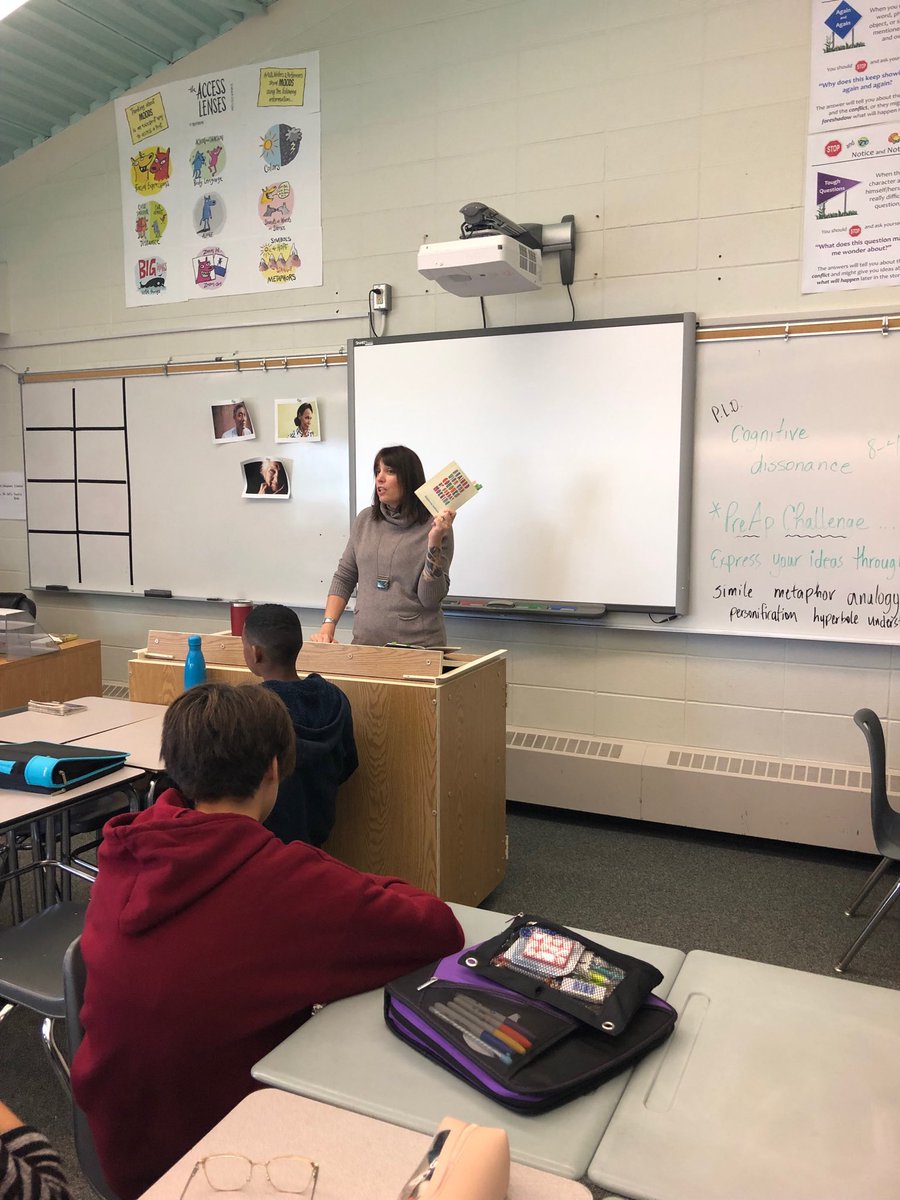 sgosse9's tweet photo. So excited to have Poetry In Voice @PIVLVP guest author ⁦Rayanne Haines ⁦@inkrayanne⁩ @SBSSchoolEPSBtoday! https://t.co/wI4yPQInhl