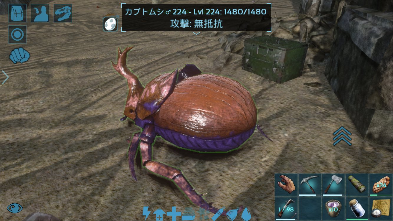 いえまり 狩人の洞窟行ってカブトムシ採って来たよ W ﾌﾝｺﾛｶﾞｼｼﾞｬﾅｲﾖ ｳ ﾁしか持たせてないけどカッコイイよ 狩人の洞窟ﾏｼﾞｷﾓｲよ W カブトムシは12分 ぐらいで 中型ｳ ﾁの場合１つから中型肥料２つと原油4つを生成するみたいだよ Ark