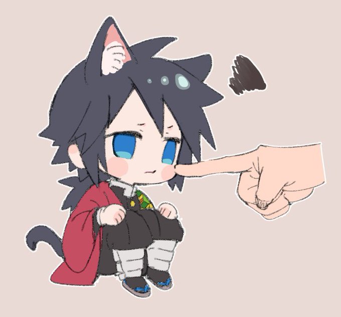 UoFoさんがTwitterに投稿した冨岡義勇(鬼滅の刃)のイラスト。