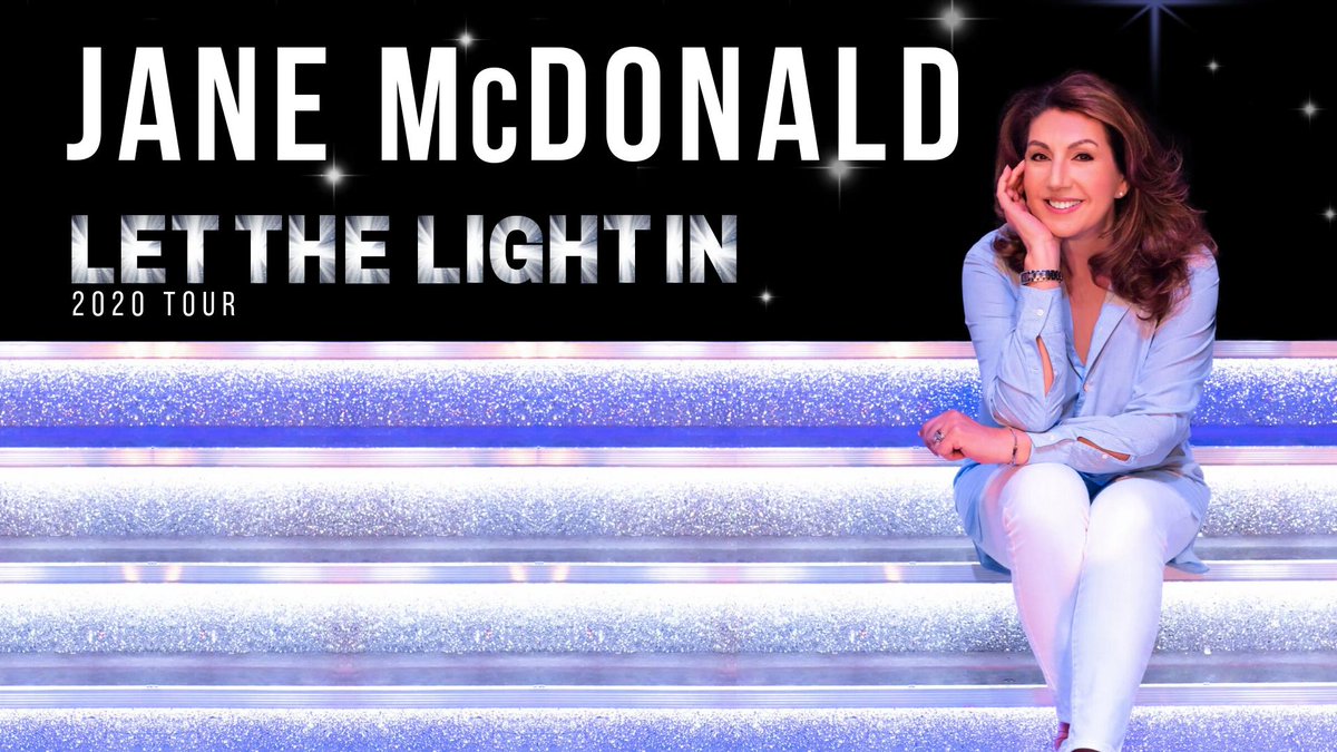 TheJaneMcDonald's tweet photo. New dates released for my "Let The Light In" tour next year. Find details on the website https://t.co/WGtoBPblb7 https://t.co/ZRGCXwHyet