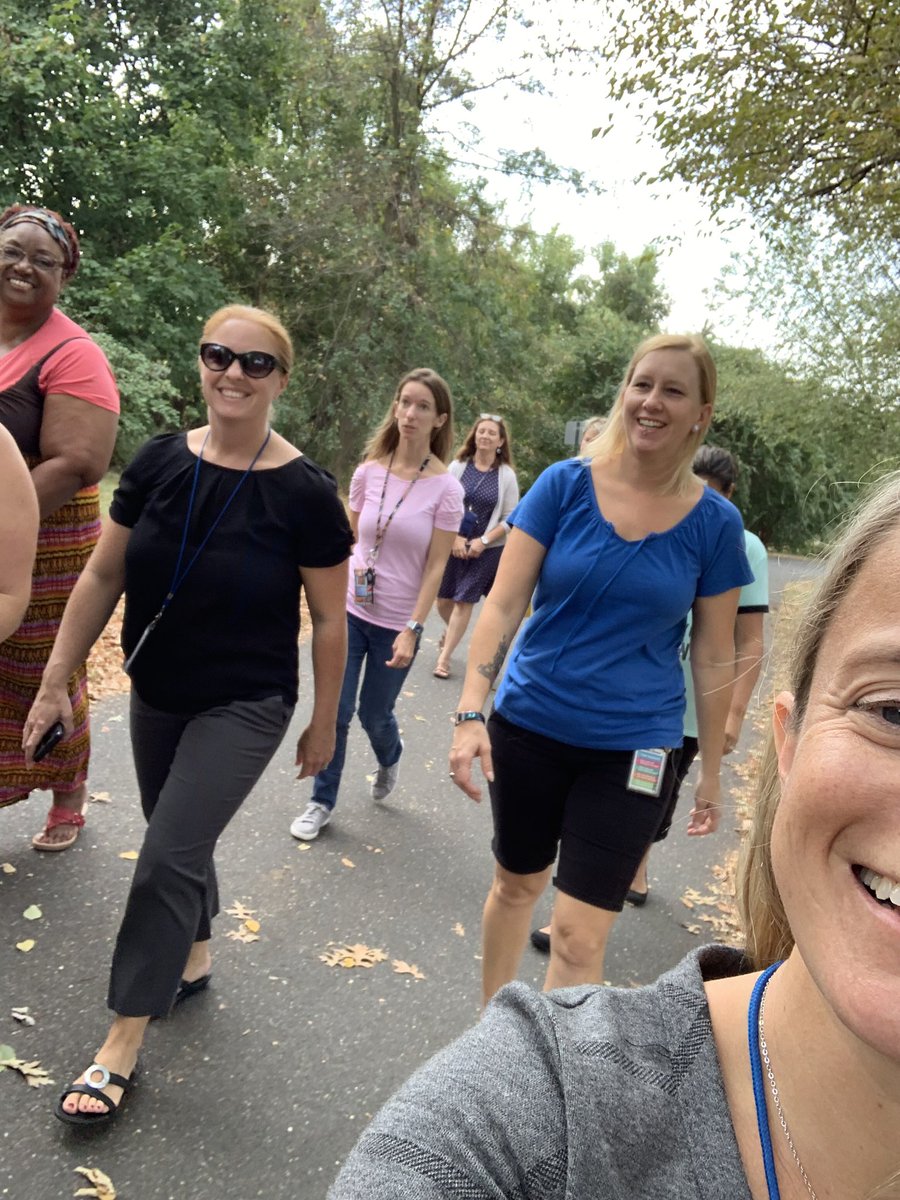teacherfirst73's tweet photo. .@AACPSHPED before our PD today, we went for a walk! #walkmdday #healthy #getoutside @eeeaacps https://t.co/RbeGRtnWwl