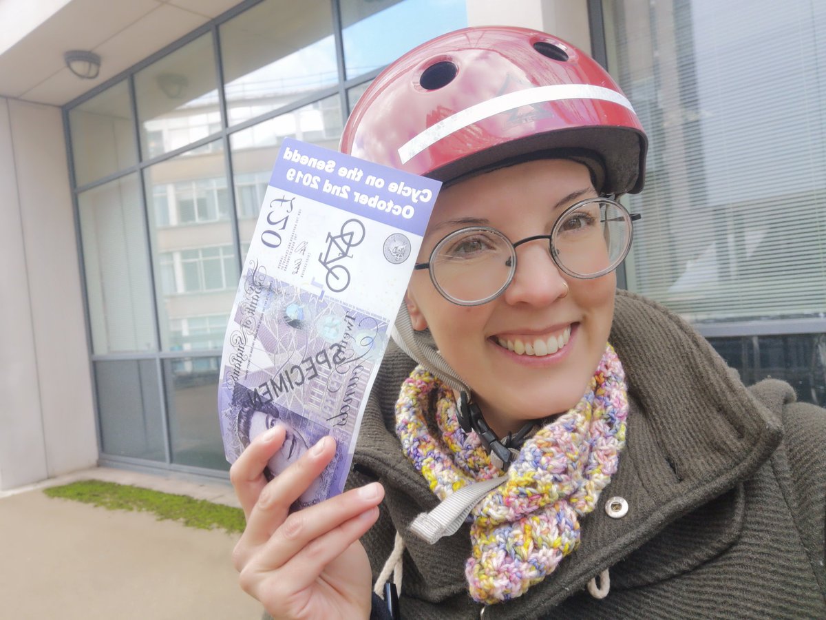 blodtheowl's tweet photo. I joined #CycleOnTheSenedd today to ask for an investment of £20 / person /year in #activetravel to tackle #climate, health, road safety, air quality &amp; more. Great to hear from @huw4ogmore @CdffCycleCity @vaughangething @lunguk @FOECardiff and @EmmaSandrey. https://t.co/zaMVZZylgP