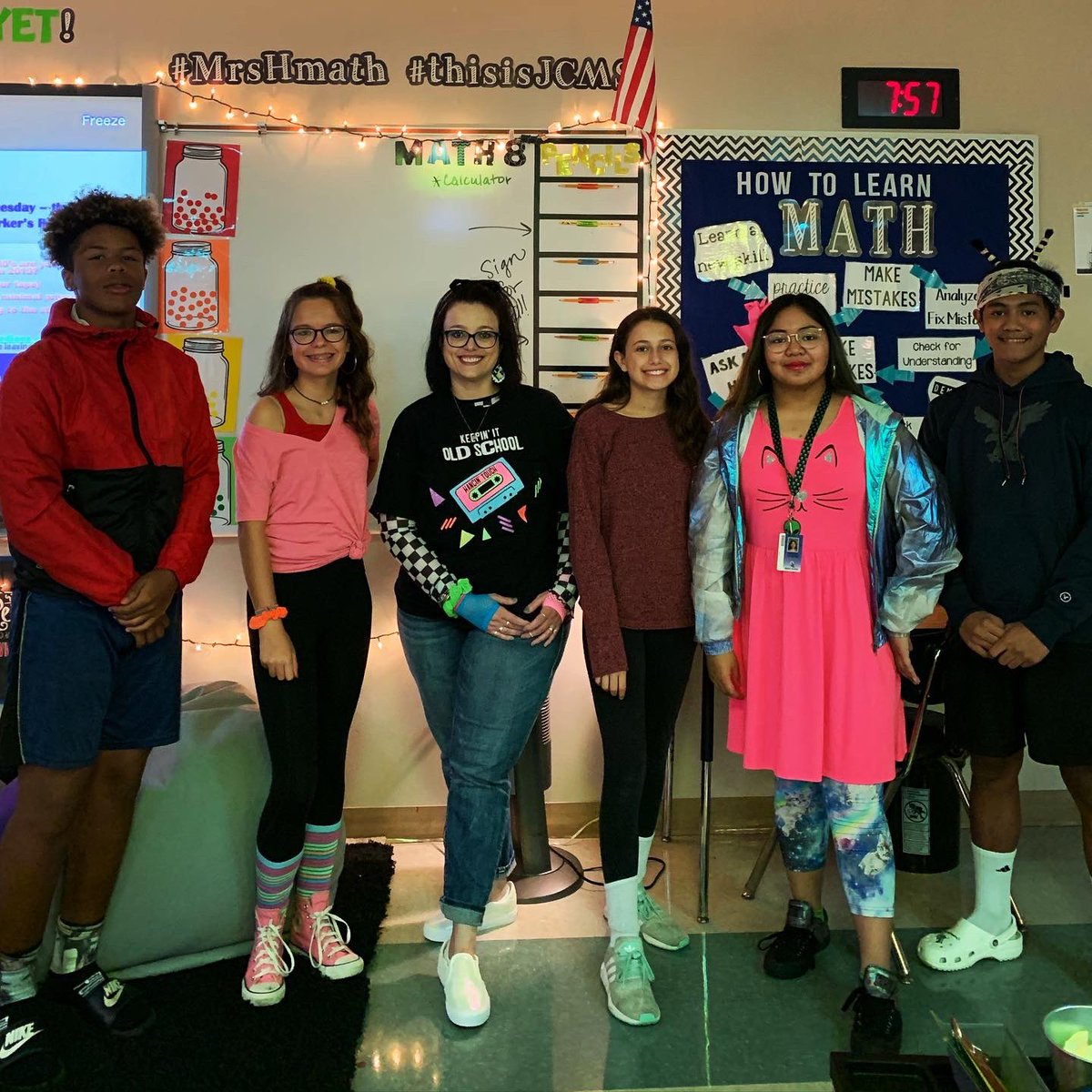 mathdiaries's tweet photo. 80’s vibe #jcmshoco #mrshmath #iteach8th #iteachmath #whyiteach #spiritweek #jcmswildcats475 #thisisjcms https://t.co/wKU3vcYHeH