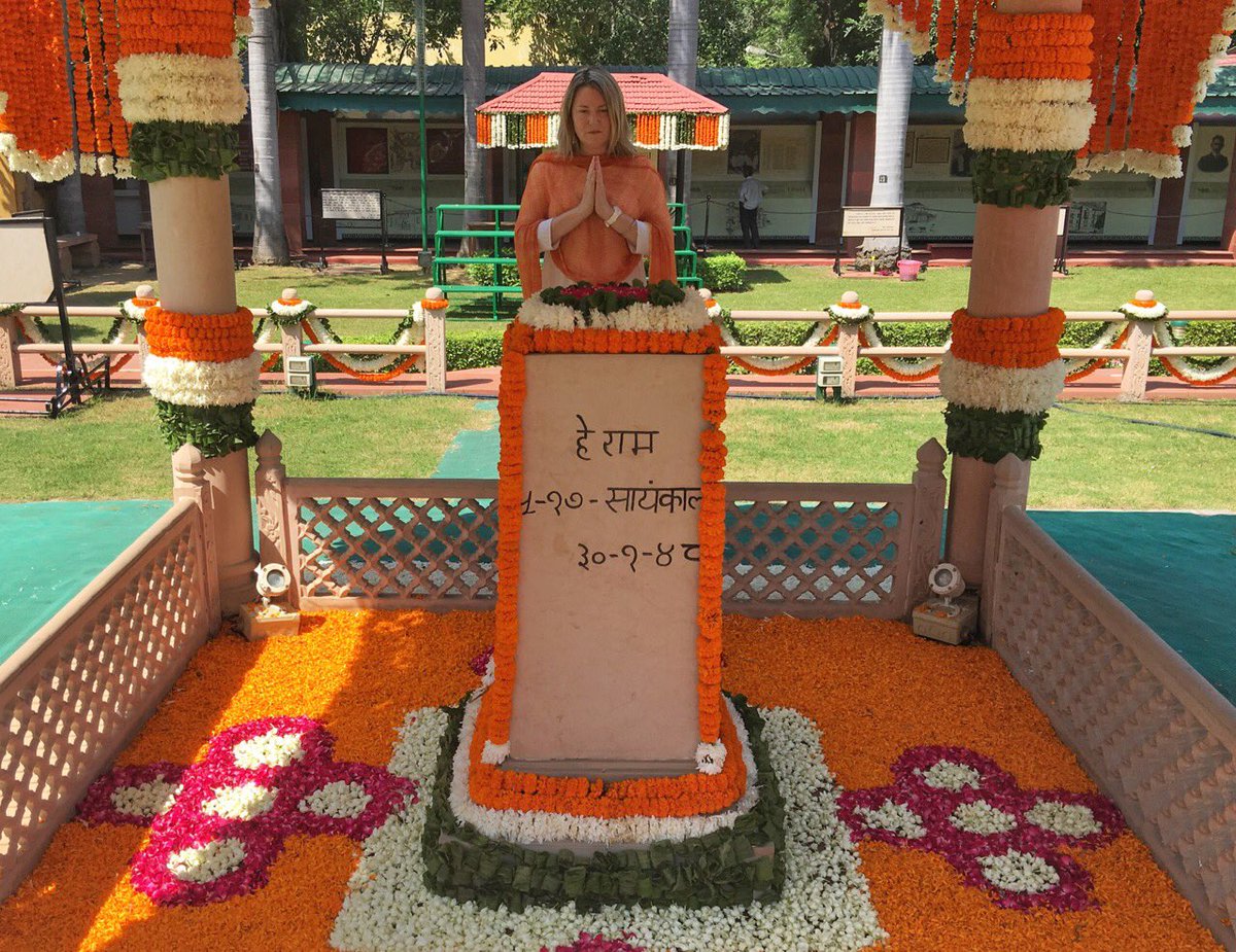 Breathedreamgo's tweet photo. Two years ago, on October 2, I visited Gandhi Smirti in Delhi and stood silently at the place where he fell. It was a very moving experience. 

He will always inspire us with his courage, conscience and conviction. 

#MahatmaGandhi #GandhiJayanti #GandhiAt150 #Gandhi150 https://t.co/loS9Qpe9On