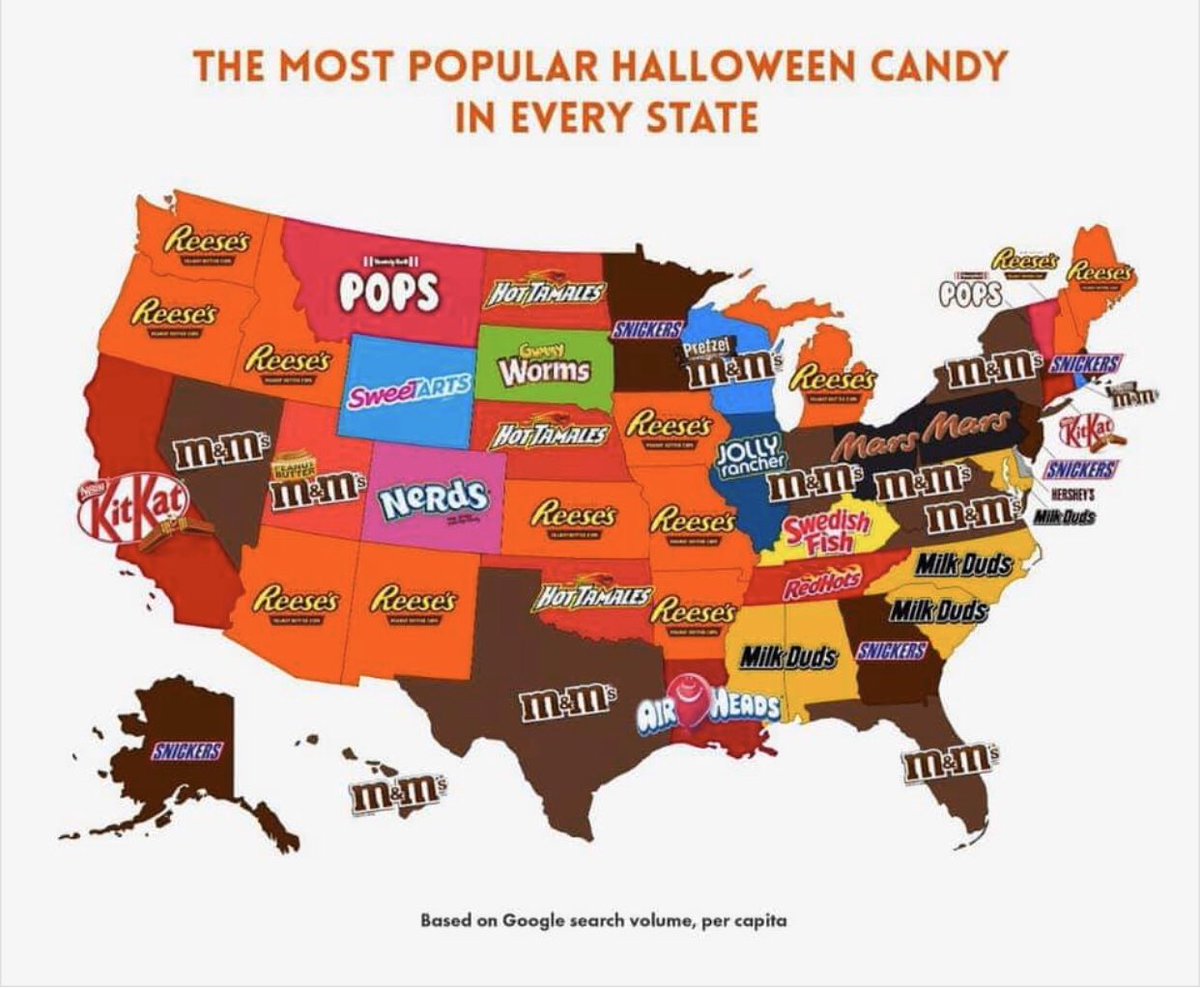 TGJC1979's tweet photo. Swedish Fish? Really? The Commonwealth of Kentucky exports more bourbon and race horses than just about any other state but we eat Swedish Fish?
#CMonMan #DoBetterKentucky #NotMyCandy https://t.co/ni51r4RwsL