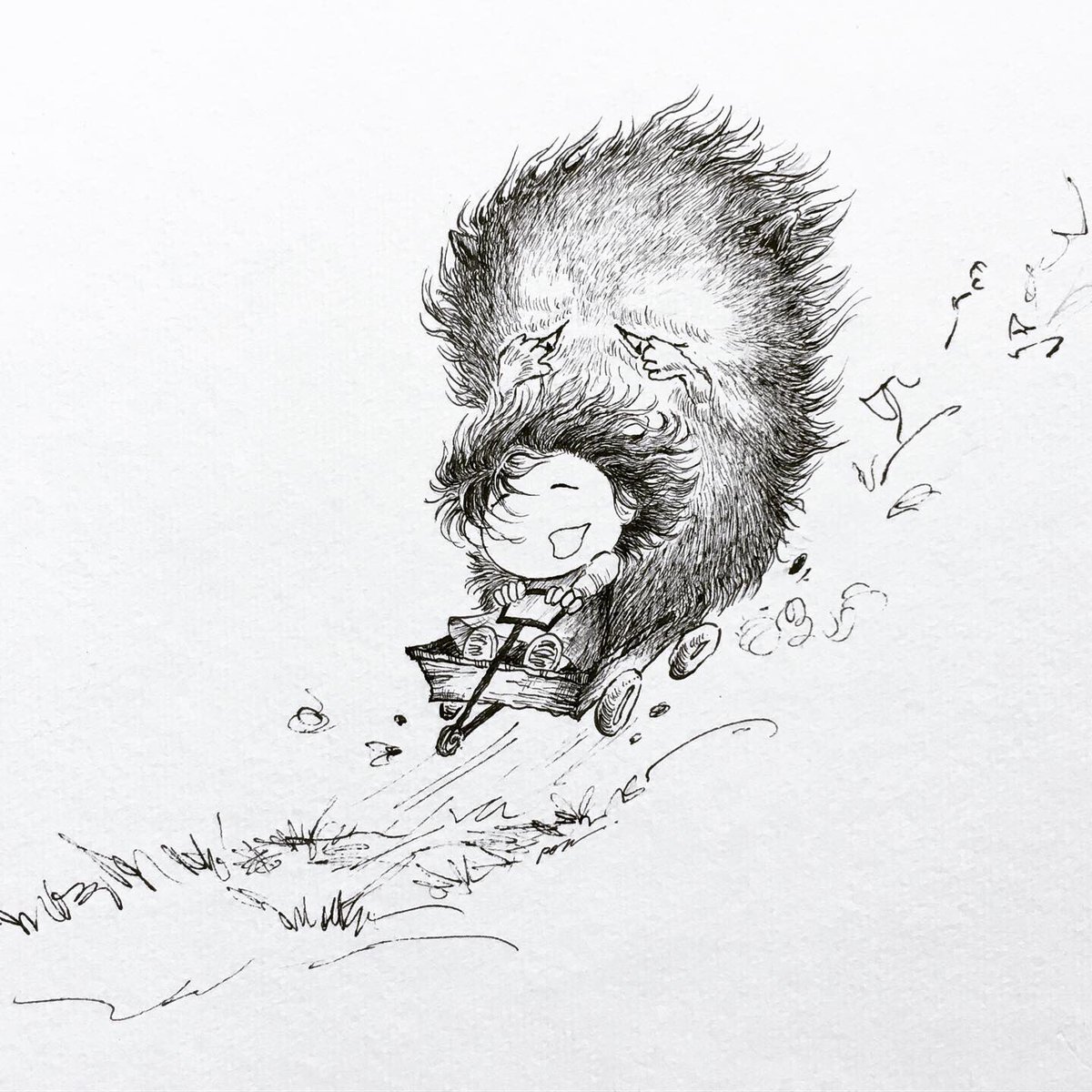 RozzHew's tweet photo. #inktober2019 Day 2 - Mindless..when was the last time you had such crazy, mindless fun?!? ๐ #inktober #ink #mindlessfun #mindless #kidsplay #outdoorfun #children #childrenplaying https://t.co/ZVQFTCkcB2