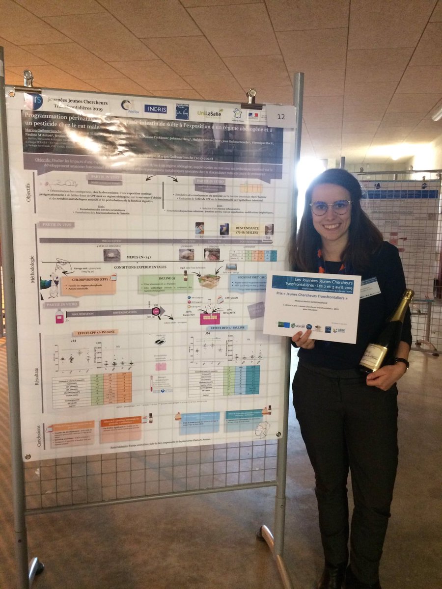 laBioauLabo's tweet photo. Être #doctorante c’est faire en sorte que le temps passé sur la forme de tes posters soit récompensé plutôt que chronophage ... #prixposter #JFHOD2019 #JJCT2019 https://t.co/uyroXfLRMY