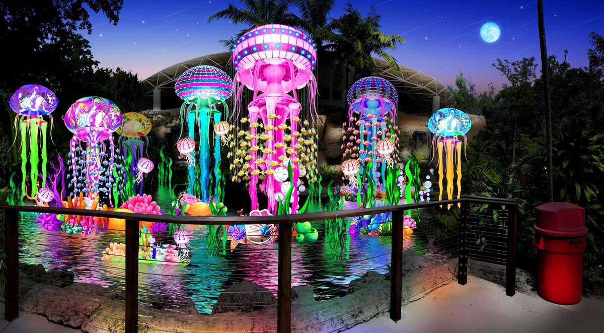 OfficialJoelF's tweet photo. DATE IDEA: Jungle Island is hosting a 90-night Chinese lantern festival beginning Saturday. There's over 1 million LED lights and 13 acres of illuminated trails. Food and cocktails will also be available to complement the views 😍 🏮https://t.co/VutHYYWMTn https://t.co/8xJ5fcZzOs