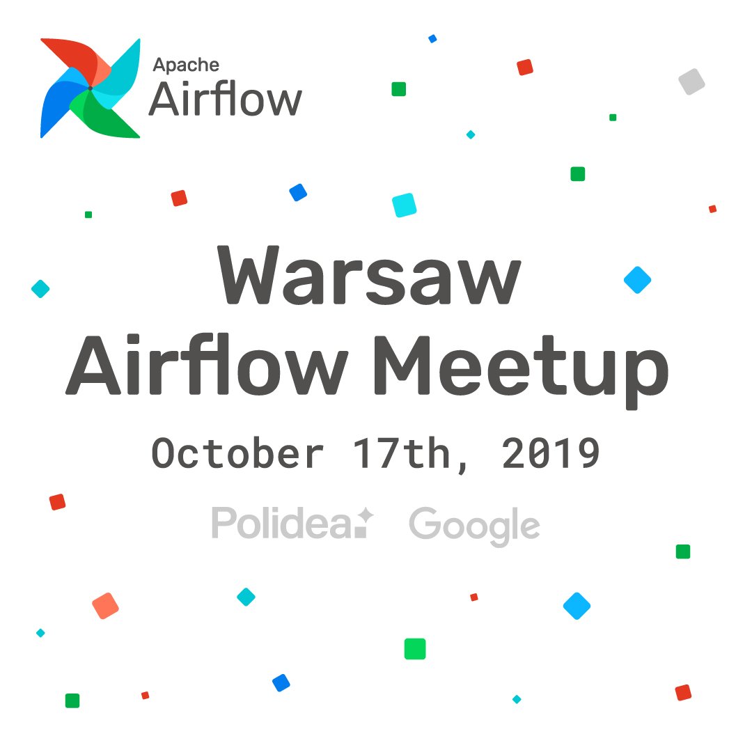 Join us on the first @ApacheAirflow Meetup in #Warsaw! October 17th, at Polidea's HQ, sign up today👉bit.ly/AirflowWarsaw