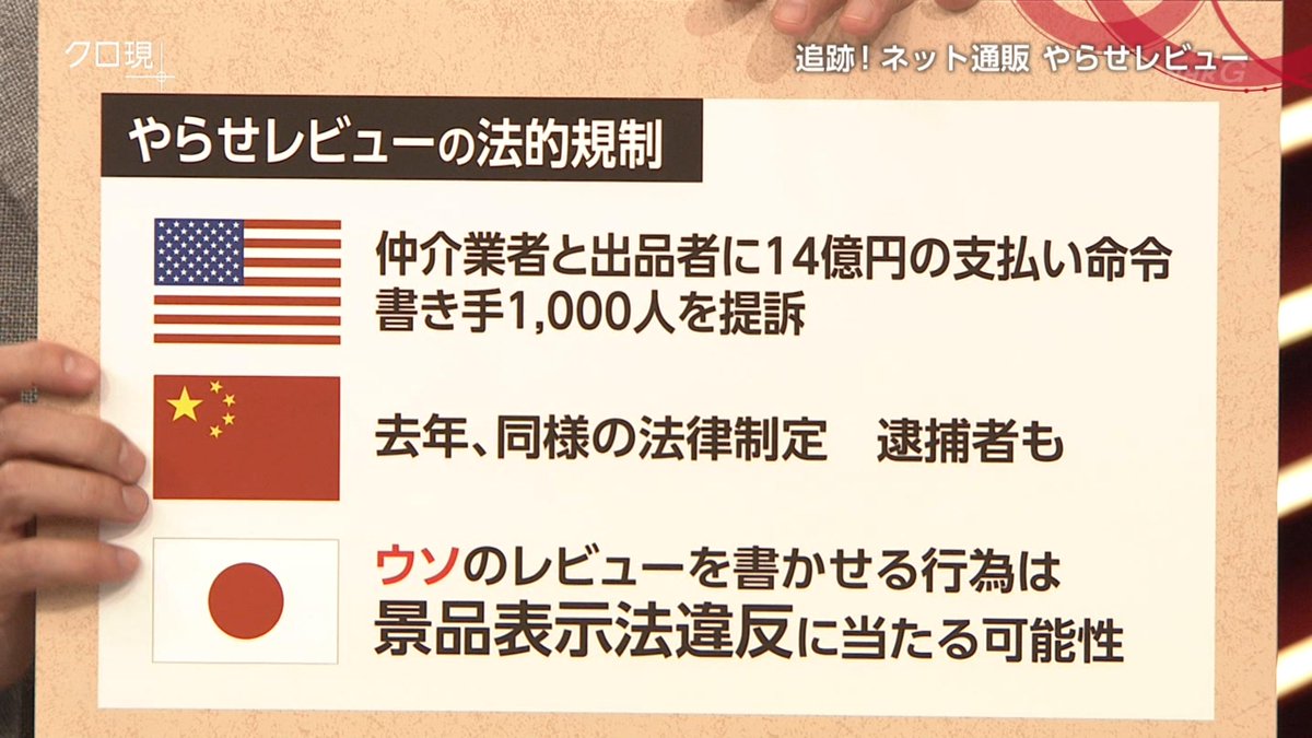 日本人はレビューがないと買わない ネット通販での やらせレビュー の闇 レビュー売買や削除ビジネスなどに切り込む クロ現プラス Togetter