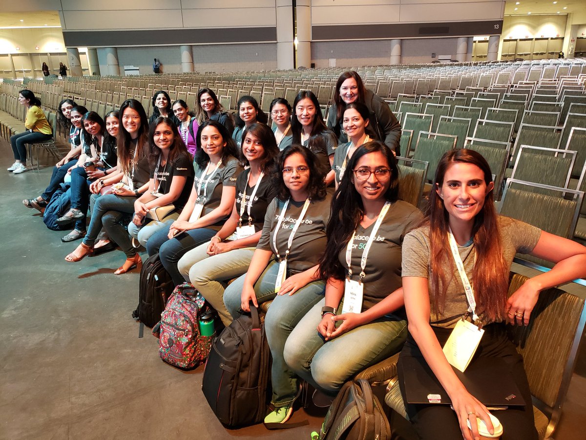 shassaine's tweet photo. So many @Qualcomm employees ready for three days of #gracehoppercelebration #GHC19 #wewill #InventwithUs https://t.co/hhwWgVHePc