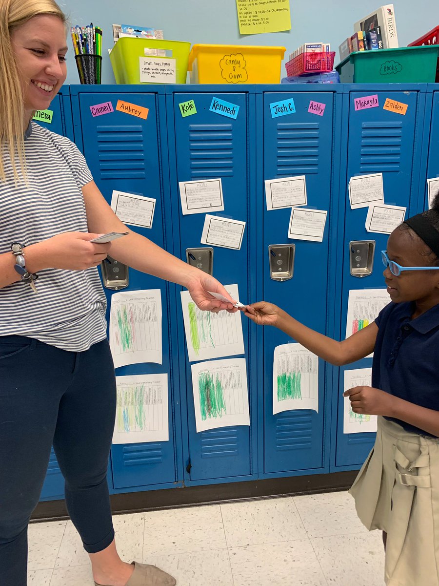 msclough4's tweet photo. our classroom economy is in full swing because our #4thgreaters got paid for the first time today! amazing job to my bankers who helped it run so smoothly. #futurebankers #financialliteracy @MargaretBrent53 @BaltCitySchools @teachingandsofourth https://t.co/4jLQrkVwzo