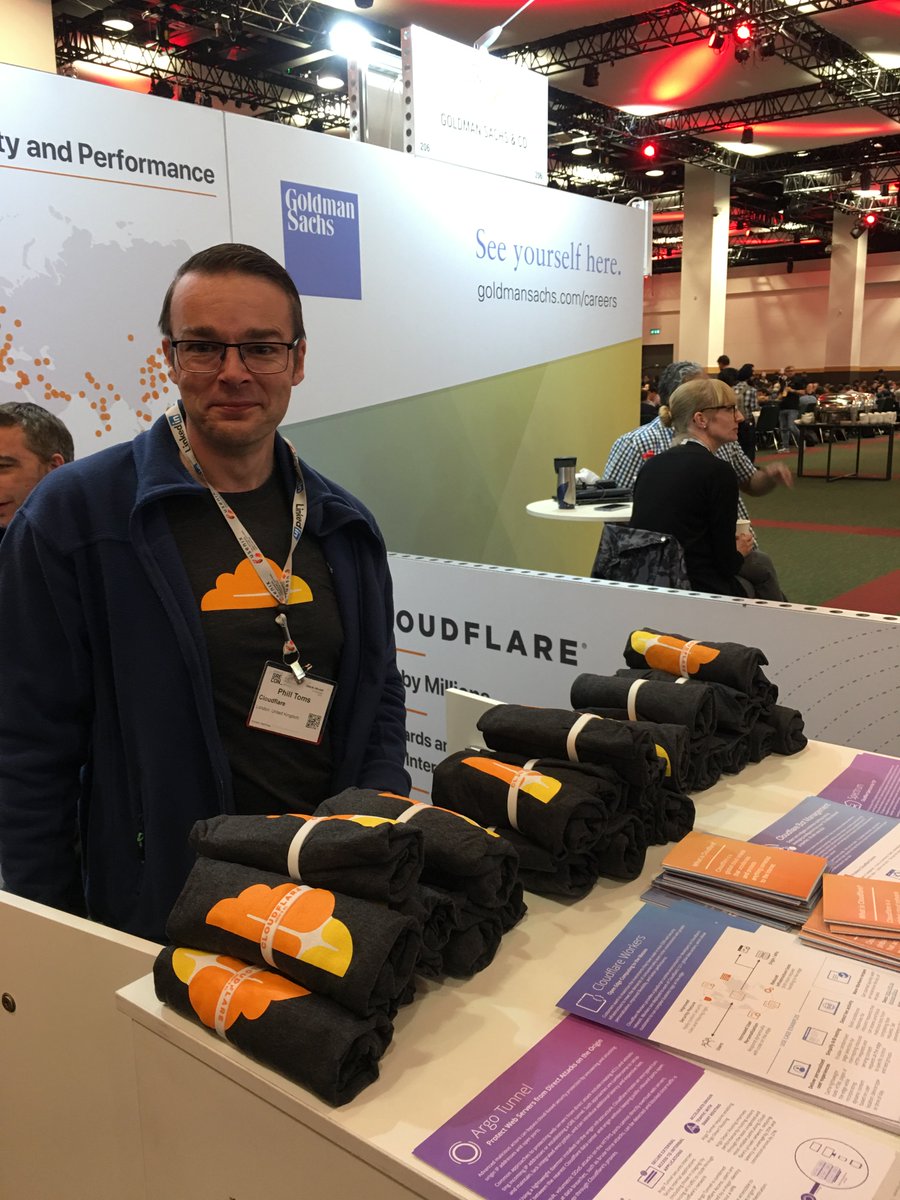 If you're at #SREcon make sure you make your way down to booth 107 and meet our team.
Looking forward to chat to you. Ask us about our tech careers offer and anything Cloudflare related.