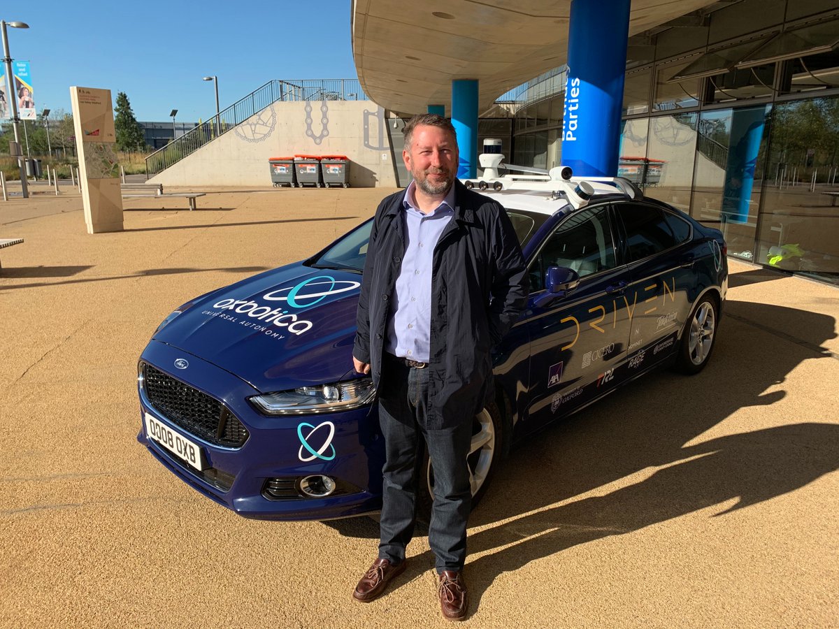 concirrus's tweet photo. Great to have our MD of Motor, Craig down at the #DRIVENbyAI event today, showcasing some of their #autonomouscars!
Thanks to @oxbotica, @DrivenbyAI, @Nominet, @Axa_XL, @O2, @oxfordrobotics, @NewsfromTRL, @TfL, @OxfordCity, @UKAEAofficial & @CiceroGlobal. https://t.co/9LKMltUpfh
