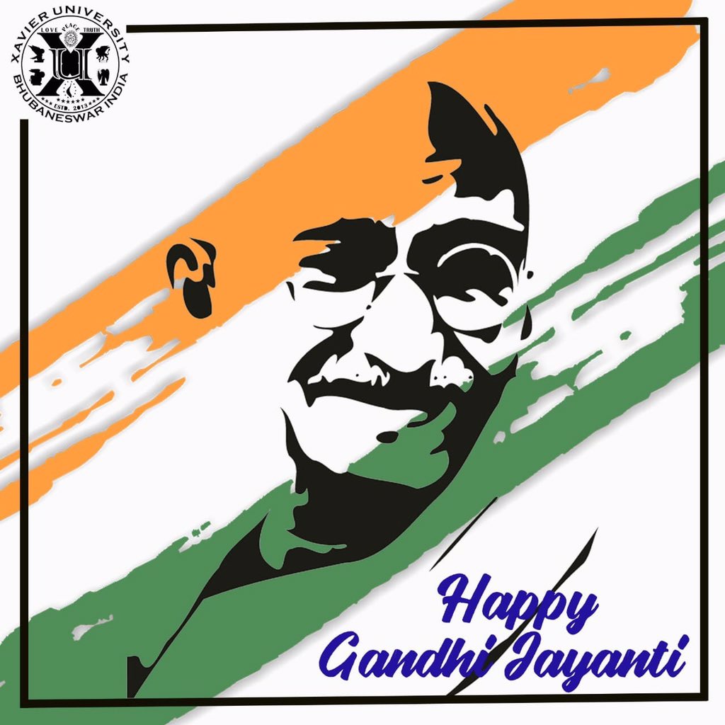 xim_university's tweet photo. This year we celebrate 150th birth anniversary of the Father of our Nation, Mohandas Karamchand Gandhi, whom many refer to as Bapu fondly.
Xavier University, Bhubaneswar wishes you all a Happy Gandhi Jayanti.
#LifeAtXub
#XUB https://t.co/O0kRV87B4j