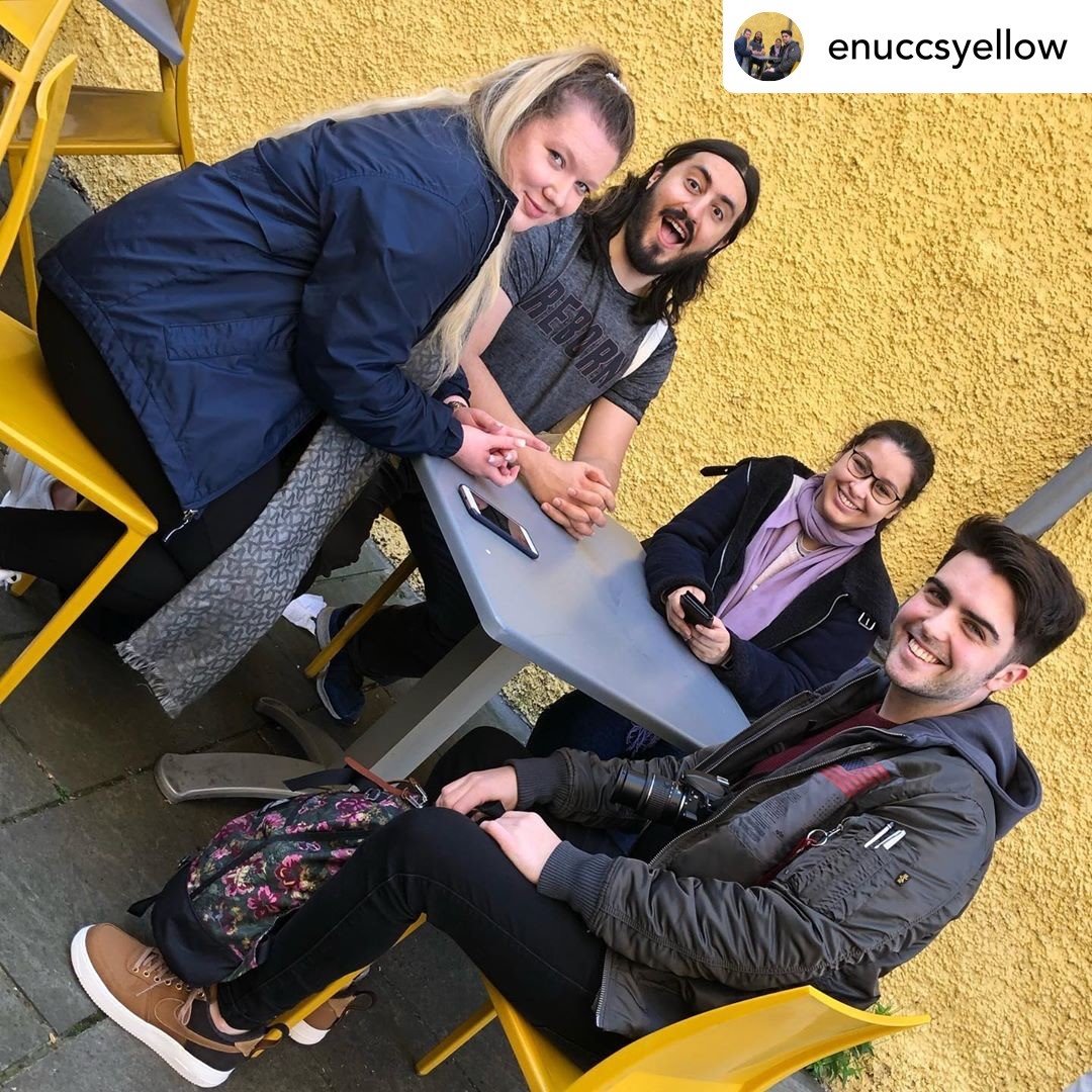 ENUArts's tweet photo. Our @EdinburghNapier Creative City Challenge #enuccc is underway! Good luck to all our @ArtsEdNapier and @ComputingNapier student teams! AND thanks so much to our amazing host venues! See you all later @whitespacers :) https://t.co/BKgdY4k4q5