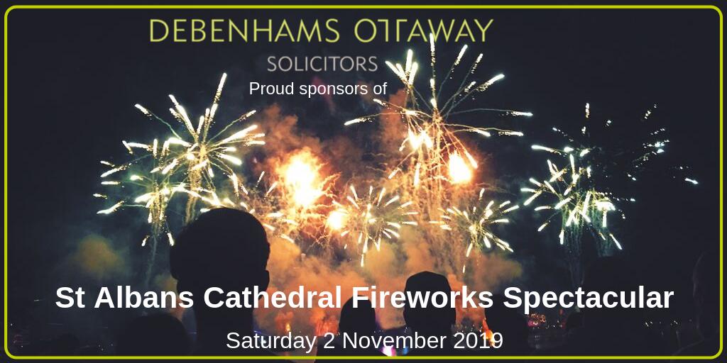 Only 1 month to go! Get your hats &amp; gloves ready for the <a href="/StAlbansCath/">St Albans Cathedral</a> Fireworks Spectacular on 2/11/19. We are delighted to be headline sponsors for the third year running &amp; great to see our chosen charity <a href="/YouthTalkCEO/">Youth Talk CEO</a> is one of the nominated charities > bit.ly/2owTDKI