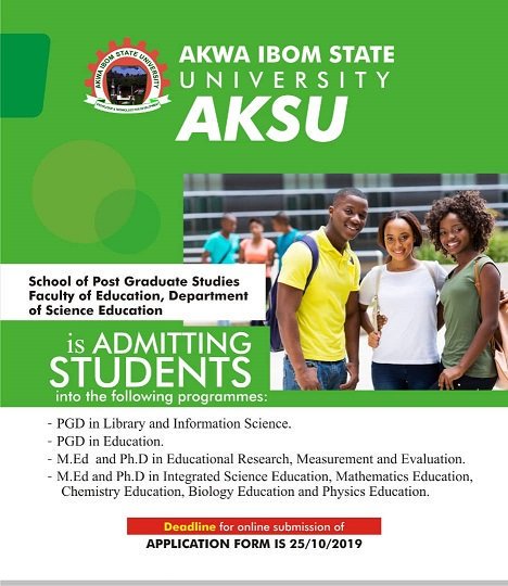 Your impressive educational career begins with us.
Admission forms are currently available.
More details can be found on Akwa Ibom State University website.
Happy Independence Nigeria.
#NigeriaAt59 
#aksu
#AKSUeTeam
#aksu360