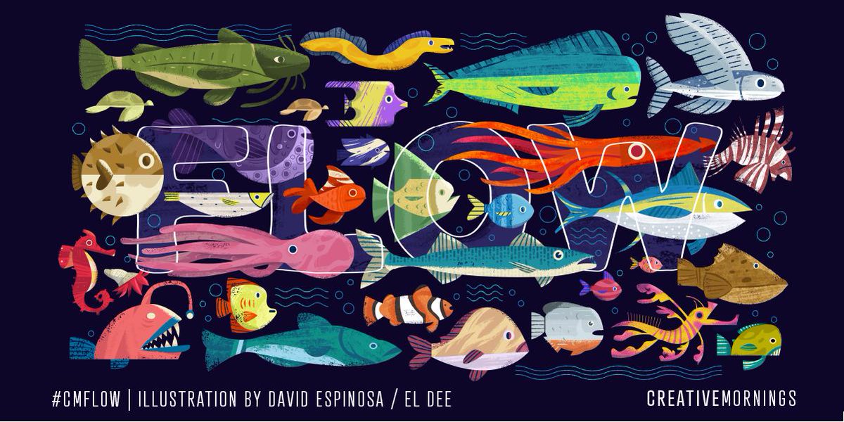 “Activate your flow and let it carry you where you need to go.” 

October’s theme is #CMflow ! It was chosen by <a href="/cm_mexicocity/">CreativeMornings/MX</a> and illustrated by <a href="/eltwitilustrado/">El Dee - FORÁNEO - nuevo cómic disponible yaaa</a>. 

Follow along for more details and save the date for Friday, October 18th! More to come...
