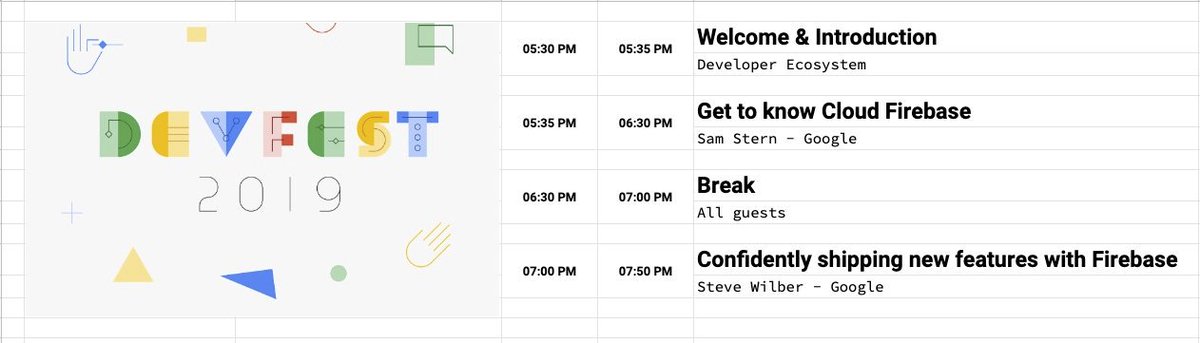 We're starting <a href="/Firebase/">Firebase</a> #Roadshow now at in5 Tech Dubai meetu.ps/e/GZMBQ/xL0t2/d