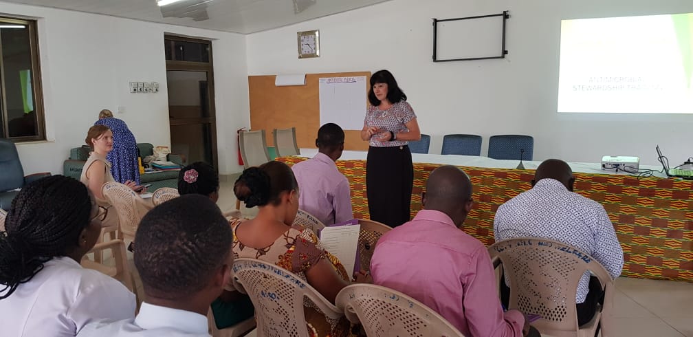 divine_kporha's tweet photo. Very privileged to be part of the multi-professional Antimicrobial Stewardship Training @ Keta Municipal Hospital #Ghana.
We are most grateful to the Scottish  Team: @IsraelSefah @jacquisneddons @raseaton66 @DrDianeAshiru @ElaineCmrn 
#CwPAMs #AntibioticGuardian #ProudSteward ✊ https://t.co/9IKyv1lRBD
