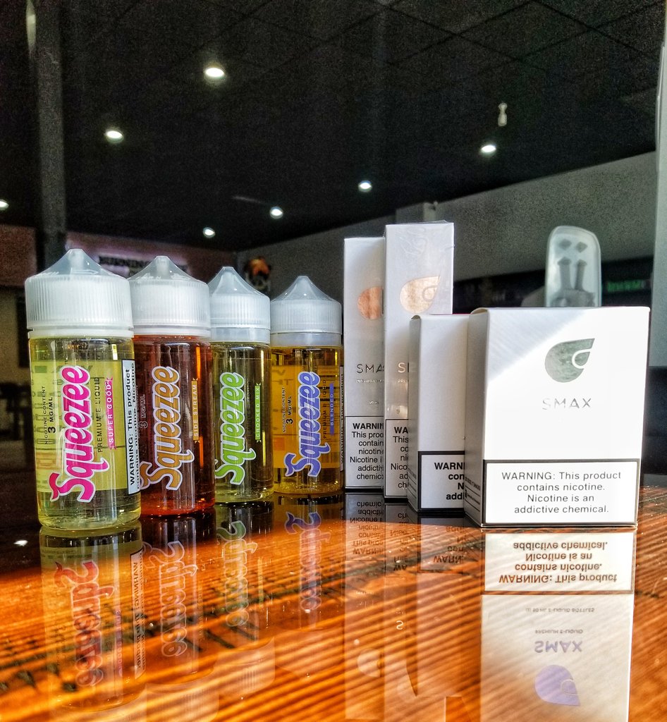 ClevelandVape's tweet photo. Juice Deal of the Day !! 
Today we have the Smax &amp; Squeezee lines on sale, stop in and grab two bottles from either of the lines &amp; save 20% OFF BOTH!!! *MUST MENTION THIS AD IN-STORE TO RECEIVE 20% OFF* #flavorssavelives https://t.co/nQgPJzuND1