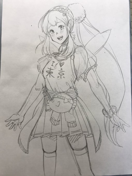 おつーえるえるー♪

#えるの絵だよ 