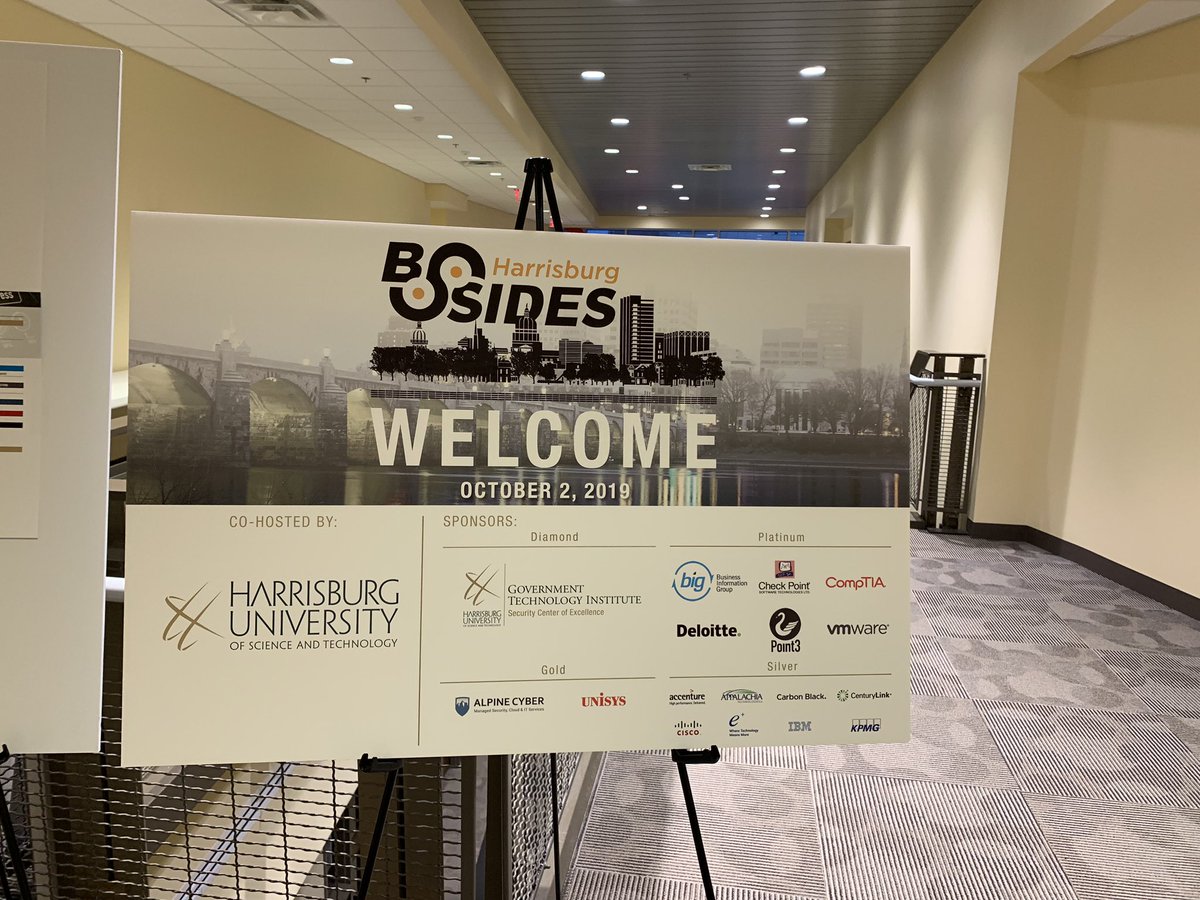 And we’re off! #bsidesHburg