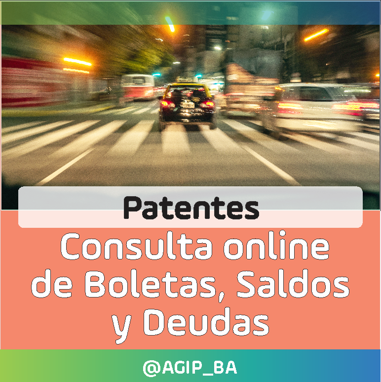 AGIP_BA's tweet photo. Podés consultar online tu Boleta, Saldo y Deuda del Impuesto de Patentes Automotores y descargar el archivo PDF desde aquí:
https://t.co/dNlZuex9ke https://t.co/DKdnQudXU0
