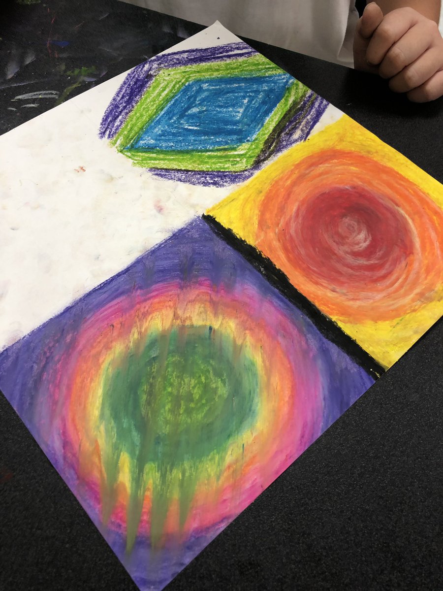 A Kandinsky type of morning at WMS🎨 #waytobe6thgrade#happytobehere#weareallinthistogether