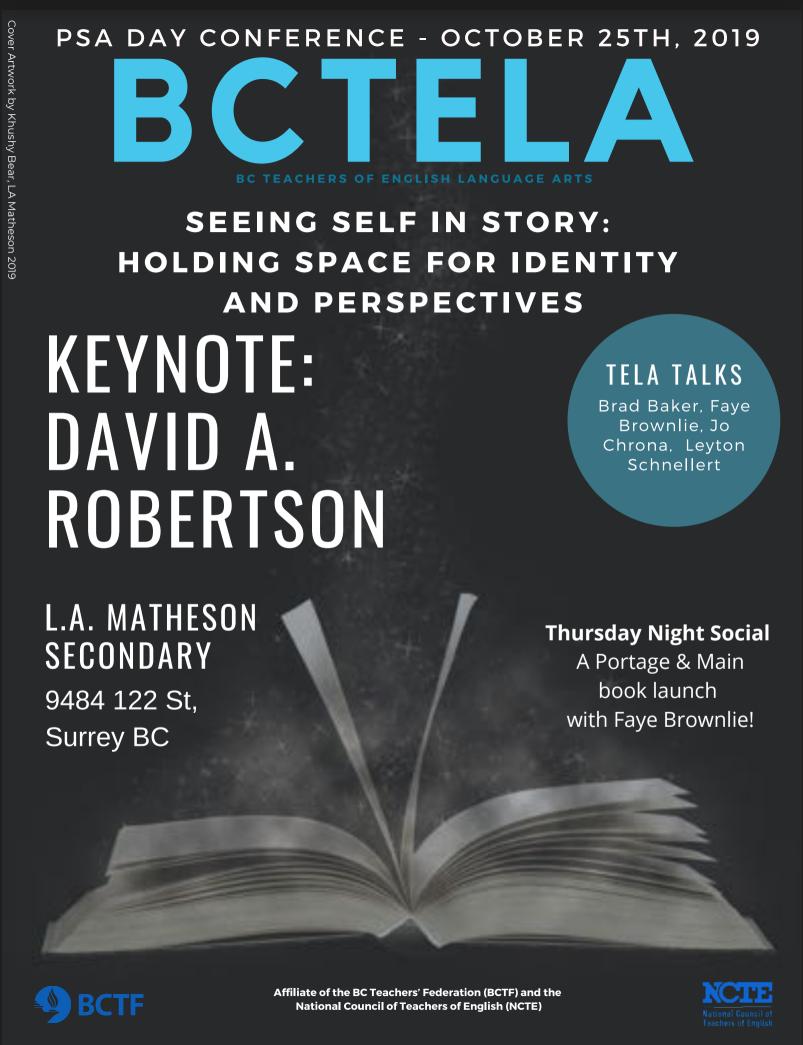 PortageMainPres's tweet photo. We're excited to co-host the launch of @fayebrownlie's highly anticipated 2nd edition of "Grand Conversations, Thoughtful Responses: A Unique Approach to Literature Circles" during @BCTELA!
https://t.co/O8xFjunzIE #FayeBrownlie #bced #bceducators #bcteachers #bceducation https://t.co/RDoUFg2RR4