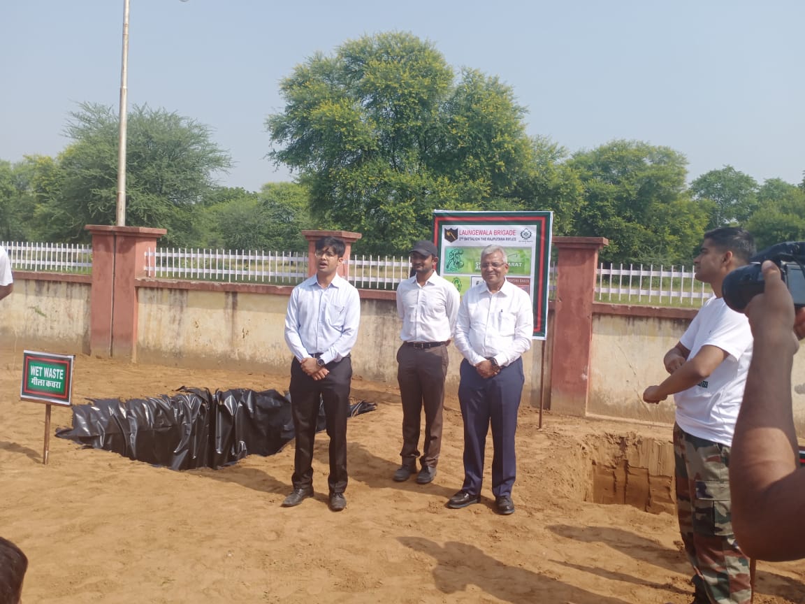 vivekjaipur's tweet image. Inaugurated #WasteProcessing facility on occassion of #150thGandhiJayanti with #2ndBattalion of #TheRajputanaRifles under #LaungewalaBrigade  #WasteManagement with Jawans, Team 
@cdc_organd Families @rajnathsingh @siddhantagr @manipaluniv @ISWA_org @PMOIndia @AdtRml