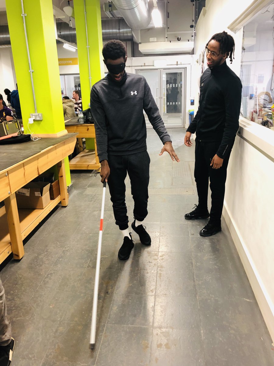Our second year <a href="/DesignAston/">Aston Design</a> and Mech Eng students had fun taking part in an empathy workshop yesterday. Learning how to design for those with differing abilities. @Aston_EAS