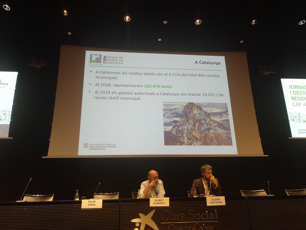<a href="/PilarChiva/">Pilar Chiva</a> "A Catalunya només recollim selectivament un 11% del residu tèxtil" #jornadaresidus2030