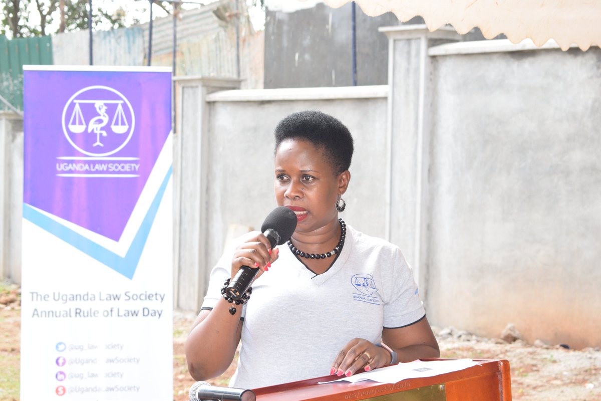 ug_lawsociety's tweet photo. ULS CEO @JoyceNalunga giving the welcome remarks earlier.
#RuleofLawWeek #ROLClubsSymposium #Debates https://t.co/CO1pqEfJ4x